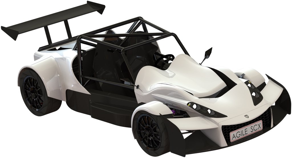 Agile SCX300 med Racerbur efter FIA reglementer